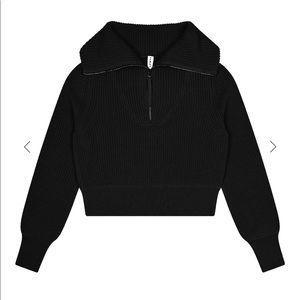 NWT Varley Mentone Half Zip Sweater
